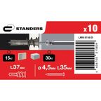 Дюбель-Дрива для гипсокартона Standers 4.5x35 мм 10 шт.