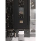Глазурованный керамогранит Arcadia Ceramica Black Spinder High Gloss 60x60 см 1.44 м² глянцевый цвет черный