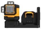 Аккумуляторный лазерный нивелир DEWALT DCE089D1G18, 12/18 В, зеленый луч, 30 м, с АКБ 2 Ач и ЗУ, в кейсе TSTAK (DCE089D1G18-QW)