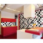 Листовая панель ПВХ 960x485x0.3 мм Домино 0.47 м²