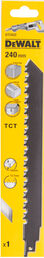 Полотно DEWALT DT2420, для сабельной пилы S1543HM 240 мм