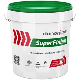 Шпатлёвка полимерная финишная Danogips SuperFinish 18.1 кг