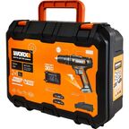 Дрель-шуруповерт аккумуляторная ударная Worx WT375, 20 В Li-ion 2x2 Ач
