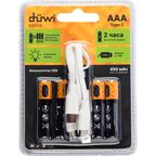 Аккумулятор Duwi Li-Ion LR03 AAA 450 мАч 1.5В 4 шт.