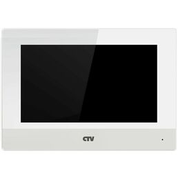 CTV-IP-M6703W IP-видеодомофон для квартиры, запись по детекции, 7 дюймов (Белый)