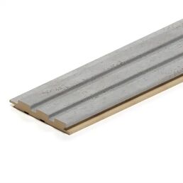Реечная панель МДФ Stella Битс Сидней серая 11.9x270 см