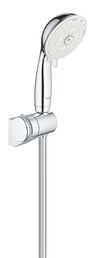 Душевой набор GROHE Tempesta New Rustic IV, регулируемый настенный держатель, 9,5 л/мин, хром