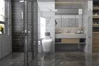 Комплект подвесного унитаза с инсталляцией Abber Rechteck AC1201-AC0105-AC0120 безободковый, крышка с микролифтом, белый, кнопка хром