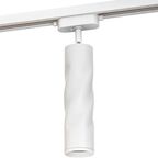Трековый светильник спот светодиодный поворотный Ritter Artline витой 200x55мм 10Вт до 5 3м² 4000К металл белый