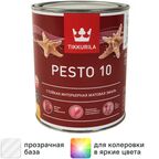 Эмаль Tikkurila Pesto 10 матовая прозрачная база С 0.9 л