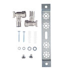 Планка монтажная VALTEC (VTm.224.N.001604) с двумя водорозетками 16(пресс) х 1/2 ВР(г)