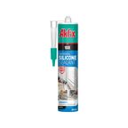 Герметик силиконовый универсальный Akfix 100E, белый, 280 мл (SA042)