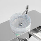 Раковина накладная Ceramica Nova Cristal 36 см CN6059 неон