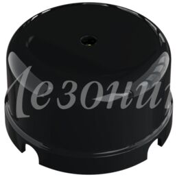 Распределительная коробка пластиковая D80х43 мм IP20 "Усадьба" Черная