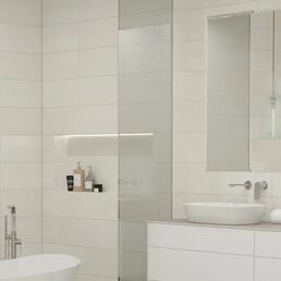 Плитка настенная Mersey Sandstone A0554H24107 20x40 см 1.6 м² матовая цвет серый