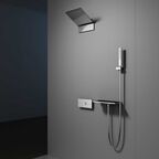 Встраиваемая душевая система Vincea Futura VSFW-2F11TCH с термостатом и изливом, хром