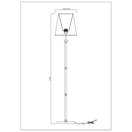 Светильник напольный ARTE LAMP A4098PN-1CC
