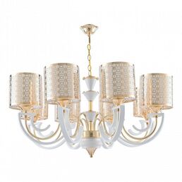 Подвесная люстра Arte Milano Florentia-8857 308857/8 Wh/Gd