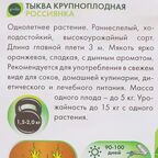 Семена Тыква крупноплодная Geolia Россиянка