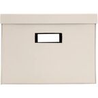 Коробка складная 40x28x20 см картон цвет бежевый