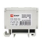 Клемма силовая вводная тройная EKF КСВ 16-50 2-50 мм цвет серый