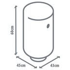 Накопительный водонагреватель электрический 50 л Equation EQ1-50 941008 1.5 кВт эмалированная сталь мокрый ТЭН