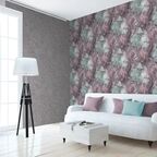 Обои флизелиновые Ateliero Alicante фиолетовые 1.06 м 989135