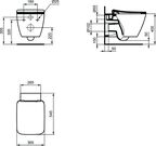 Подвесной унитаз Ideal Standard STRADA II T359601
