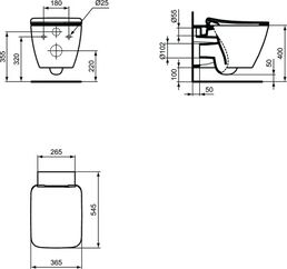 Подвесной унитаз Ideal Standard STRADA II T359601