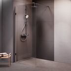 Душевая перегородка Walk In Am.Pm X-Joy 90x195 W94WI-90-F1-MTE стекло прозрачное, профиль хром