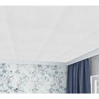 Плитка потолочная штампованная полистирол белая Format 510 50 x 50 см 2 м²