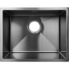 Мойка для кухни врезная М10B Delinia 50x40 см глубина чаши 19.1 см нержавеющая сталь цвет черный