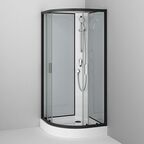 Душевая кабина Am.Pm 90x90 Joy W85C-001-090GT профиль графит матовый, низкий поддон