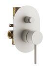 Комплект гигиенического смесителя с верхним душем Plumberia Selection IXO KITZXO15BO белый матовый