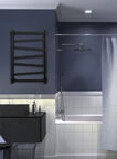 Полотенцесушитель электрический Indigo Element 50x80 LCEEPF80-50BRRt  черный муар