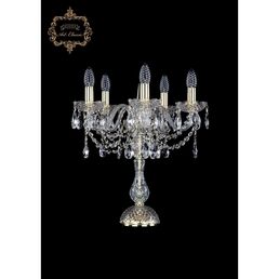 Хрустальная настольная лампа с подвесками Art Classic 45271 12.12.5.141-45.Gd.Sp подсвечник