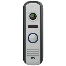 CTV-D4000S (Серый) Вызывная панель видеодомофона, Видеокамера 2Mp FULL HD, обзор 150 градусов, ИК-подсветка, Антивандальный корпус, -40.+50С