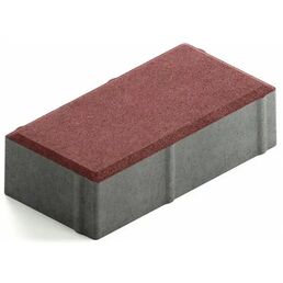 Плитка тротуарная Кирпич 200x100x60 мм цвет красный