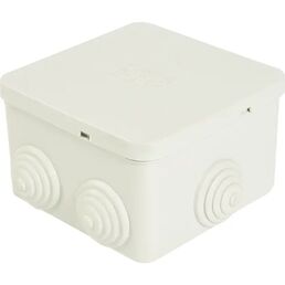 Коробка распределительная Экопласт 85x85x50 мм цвет серый IP44