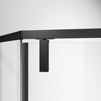 Душевой уголок Vincea Slim-N 100x100 VSP-4SN100CLB стекло прозрачное, профиль черный