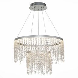 Подвесная люстра каскадная хрусталь светодиодная ST Luce Vega SL6201.103.55