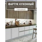 Фартук для кухни на стену 3000х600 мм, Латте