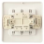 Выключатель встраиваемый Systeme Electric Blanca 3 клавиши цвет белый
