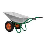 Тачка садовая двухколесная усиленная 320 кг/100 л