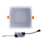 Светильник встраиваемый Gauss Backlight BL123 квадрат 6 и 3 Вт свет холодный белый