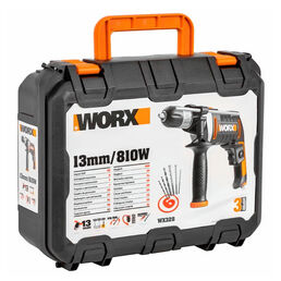 Дрель-шуруповерт ударная WORX 220V 800 Вт электрическая WX328