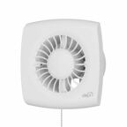 Вентилятор вытяжной ERA с обратным клапаном и тяговым выключателем WIND 120C-02