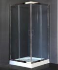 Душевой уголок Royal Bath 100х100 RB100 HPD-T-CH стекло прозрачное, профиль хром, без поддона