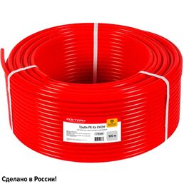 Труба из сшитого полиэтилена для системы теплого пола Ростерм PE-Xa EVOH 16x2.0 мм PN16 бухта 100 м красный