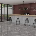 Глазурованный керамогранит Concor Lava Grey 60x120 см 1.44 м² глянцевый цвет серый
